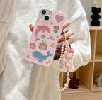 Protective Apple iPhone Back Cover - Sea World Fish Case with pendant Case for iPhone - Style 5