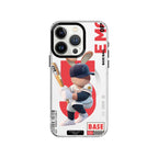Protective Apple iPhone Back Cover - EMO OFF BASEBALL PLAYER Designer Case For iPhone 15 Pro