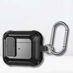 Eggshell Protective AirPods 3 With Button Lock Case (Black) Mobile Case by CoverMeUp - Style 2