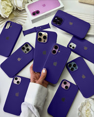 Liquid Silicon iPhone Case - Electric Lavender