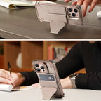 Protective Apple iPhone Back Cover - All-in-One - Leather & Metal MagSafe iPhone Case - Style 7