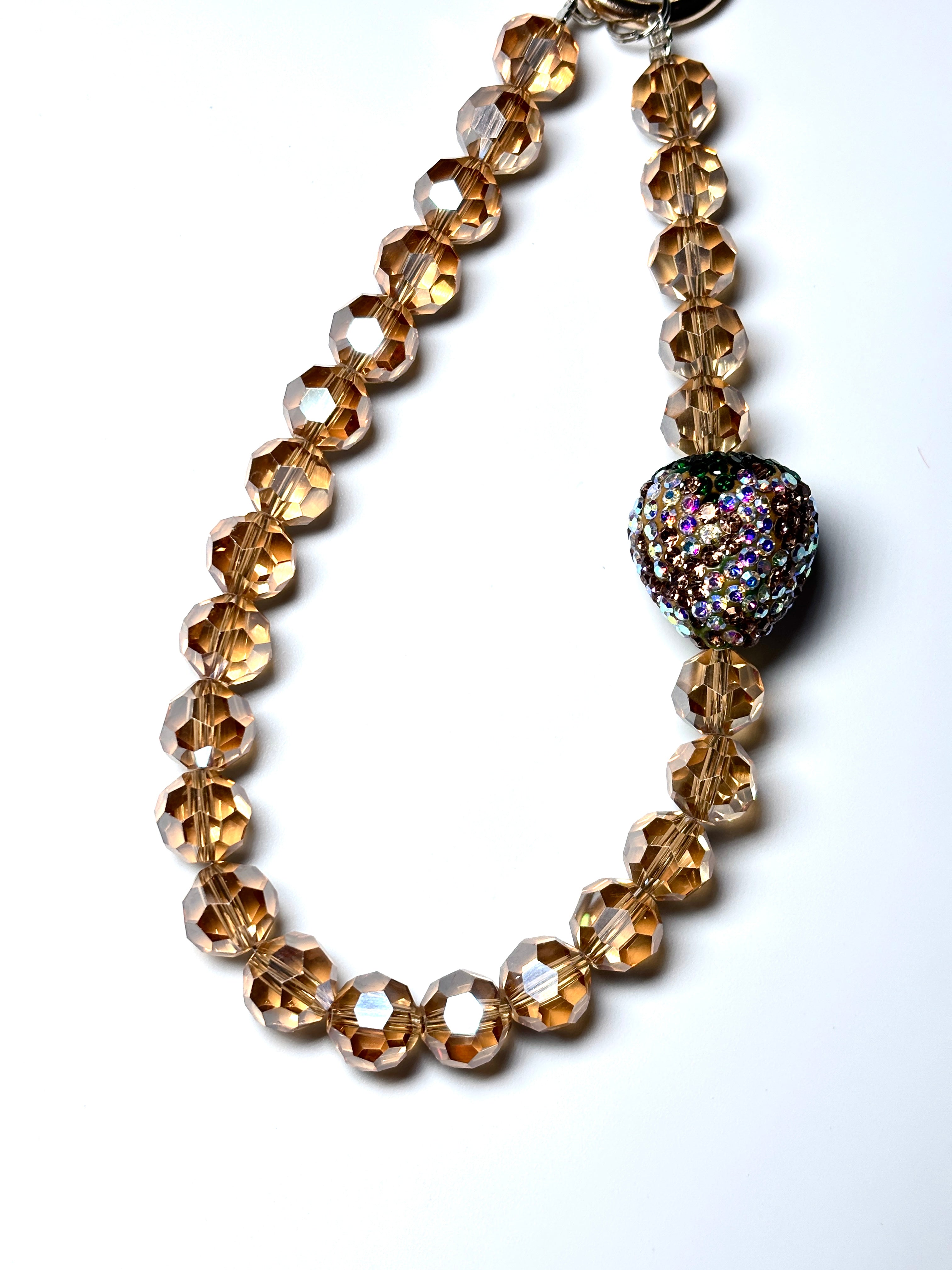 Gold Bling Phone Charm Strap