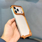 Protective Apple iPhone Back Cover - ShowCase Metal Bumper Stand iPhone 17 Pro Case - Style 2