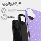 The Lilac Polka Reverie | #1182 Mobile Case by CoverMeUp - Style 7