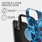 The Blue Silhouette | #1191 Mobile Case by CoverMeUp - Style 2