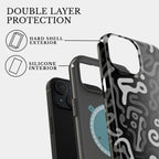 The Monochrome Murmur | #1187 Mobile Case by CoverMeUp - Style 4