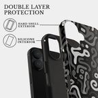 The Monochrome Murmur | #1187 Mobile Case by CoverMeUp - Style 6