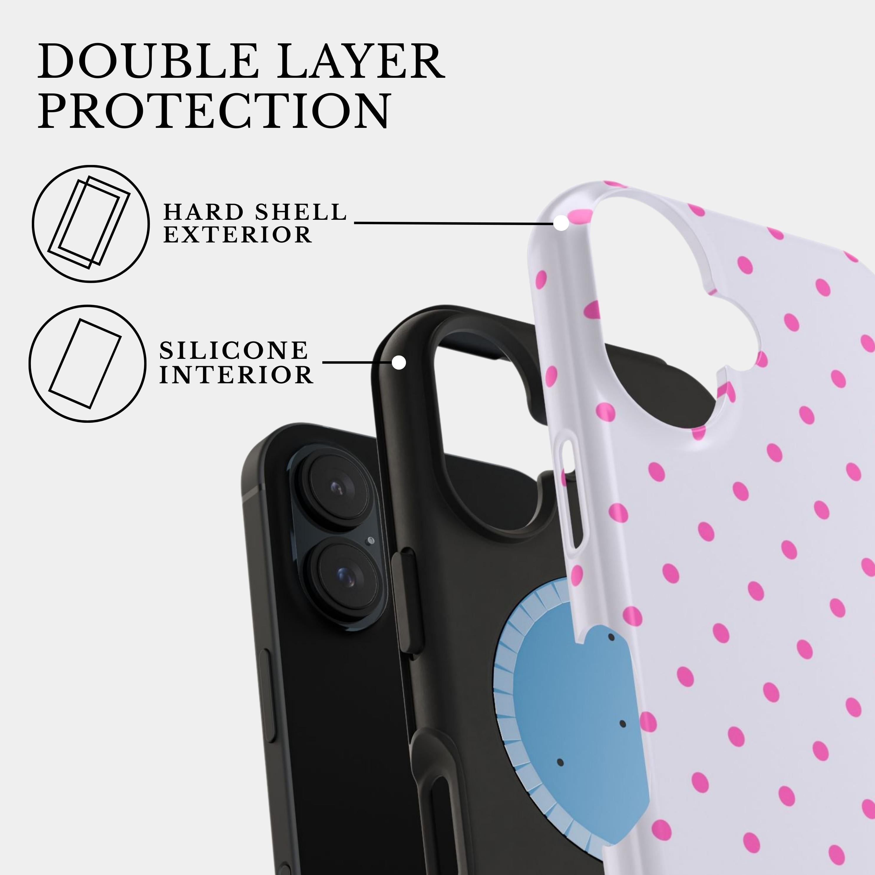 The Pink Polka Society | #1176 Mobile Case by CoverMeUp - Style 4
