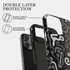 The Monochrome Murmur | #1187 Mobile Case by CoverMeUp - Style 5