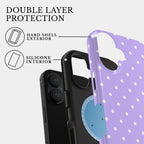 The Lilac Polka Reverie | #1182 Mobile Case by CoverMeUp - Style 4
