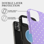 The Lilac Polka Reverie | #1182 Mobile Case by CoverMeUp - Style 2