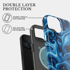 The Blue Silhouette | #1191 Mobile Case by CoverMeUp - Style 4