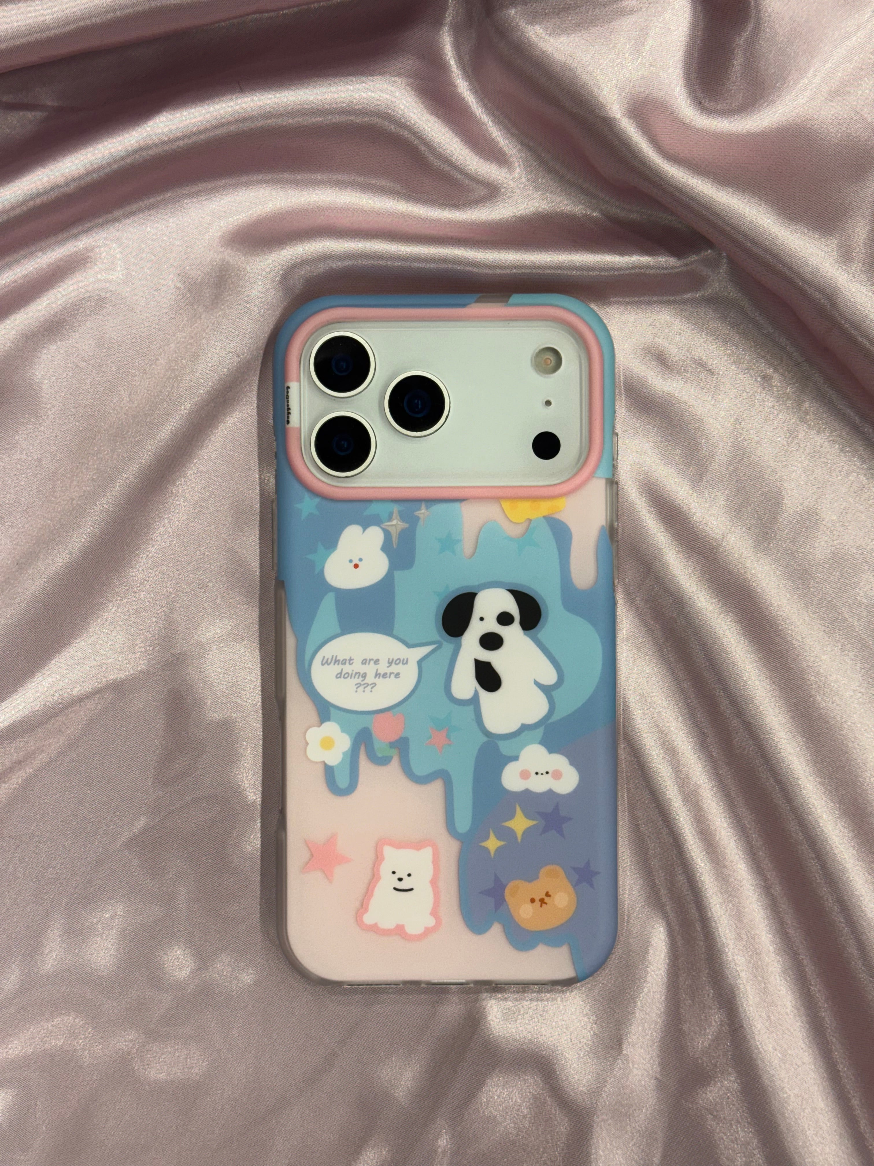 Cartoon Designer Matte Finish Case for iPhone 17 Pro Max