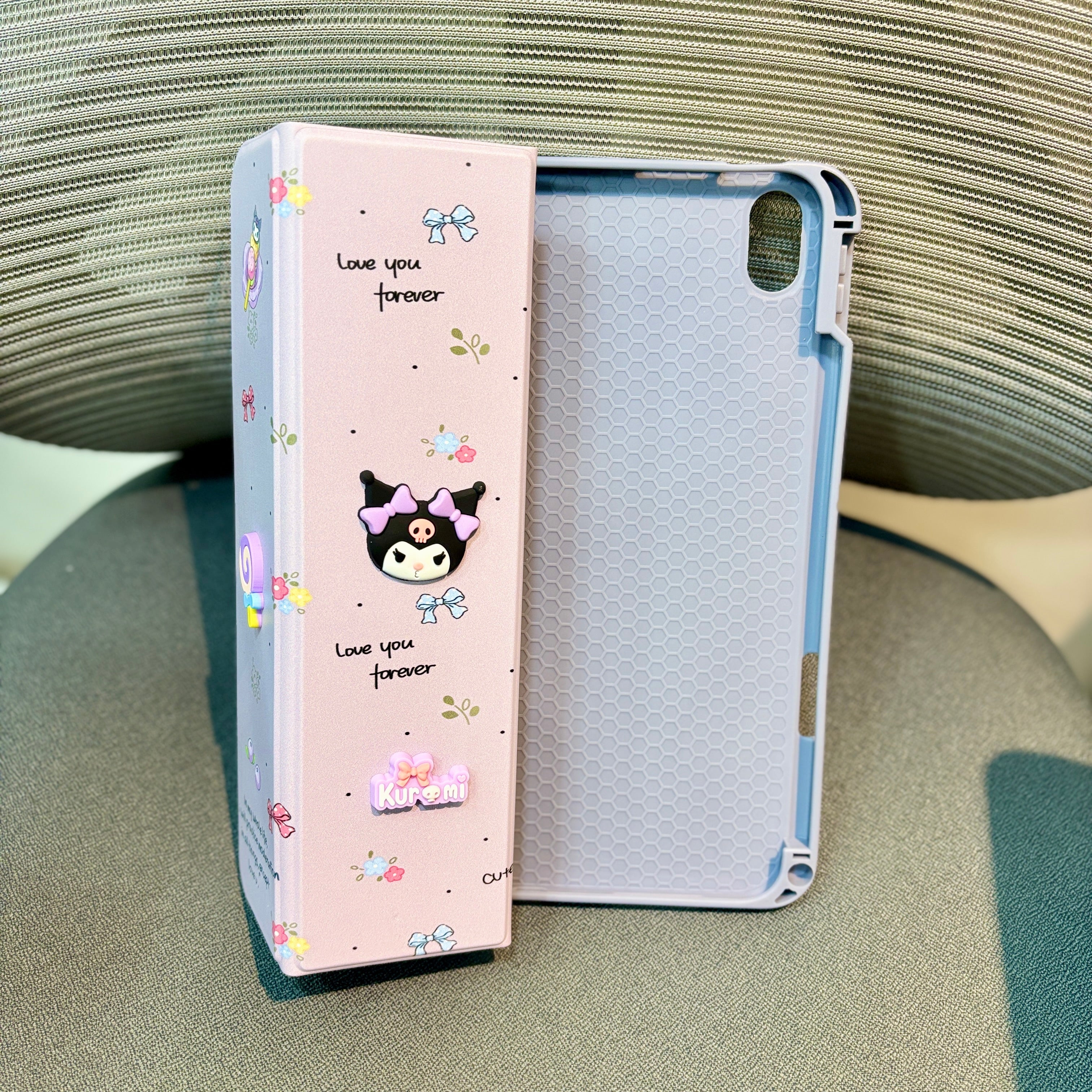 Kuromi - 3D Cartoon Printed iPad Case Mobile Case by CoverMeUp - Style 3