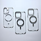 Protective Apple iPhone Back Cover - MetalArc Clear MagSafe iPhone Case - Style 3