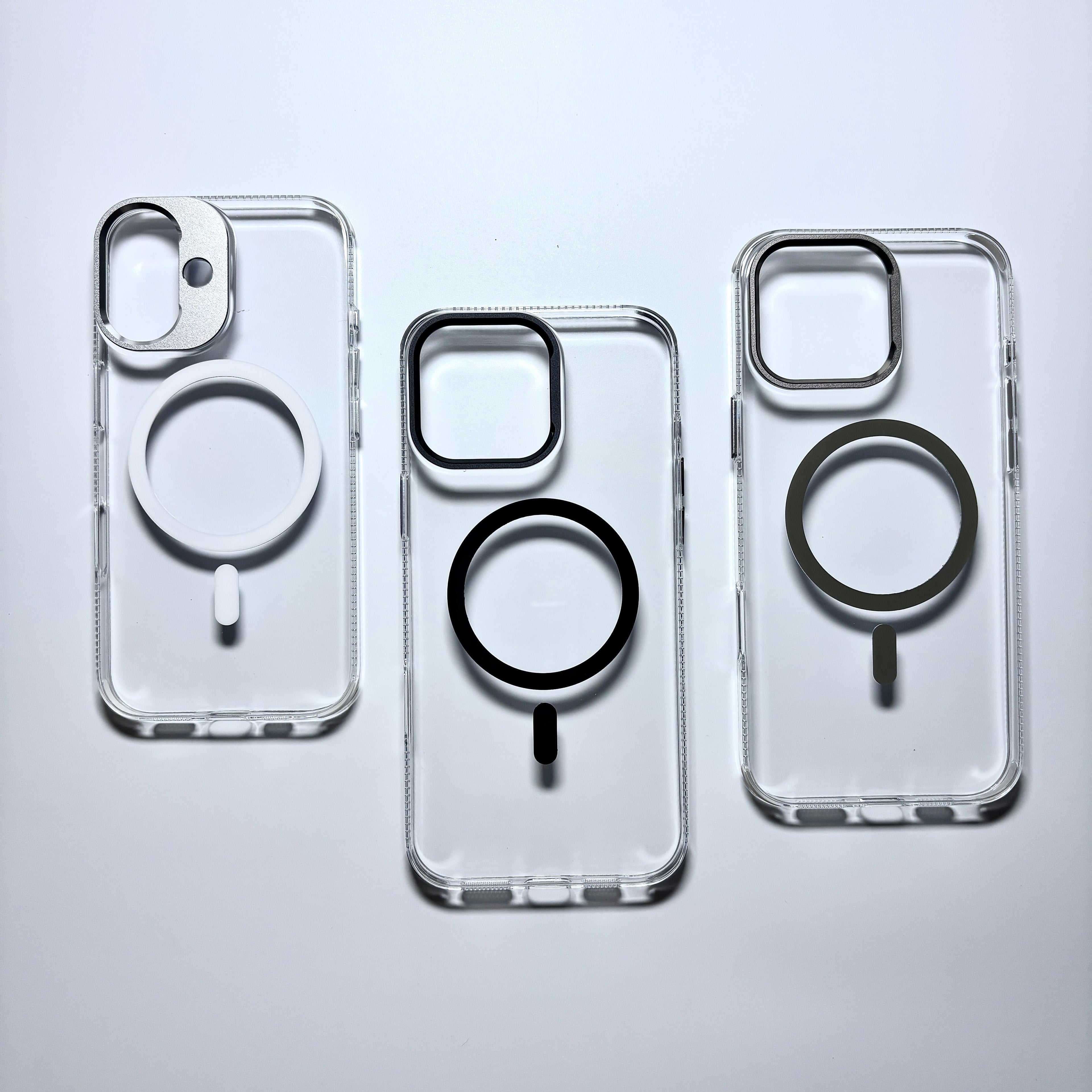 Protective Apple iPhone Back Cover - MetalArc Clear MagSafe iPhone Case - Style 3