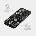 The Monochrome Murmur | #1187 Mobile Case by CoverMeUp - Style 9
