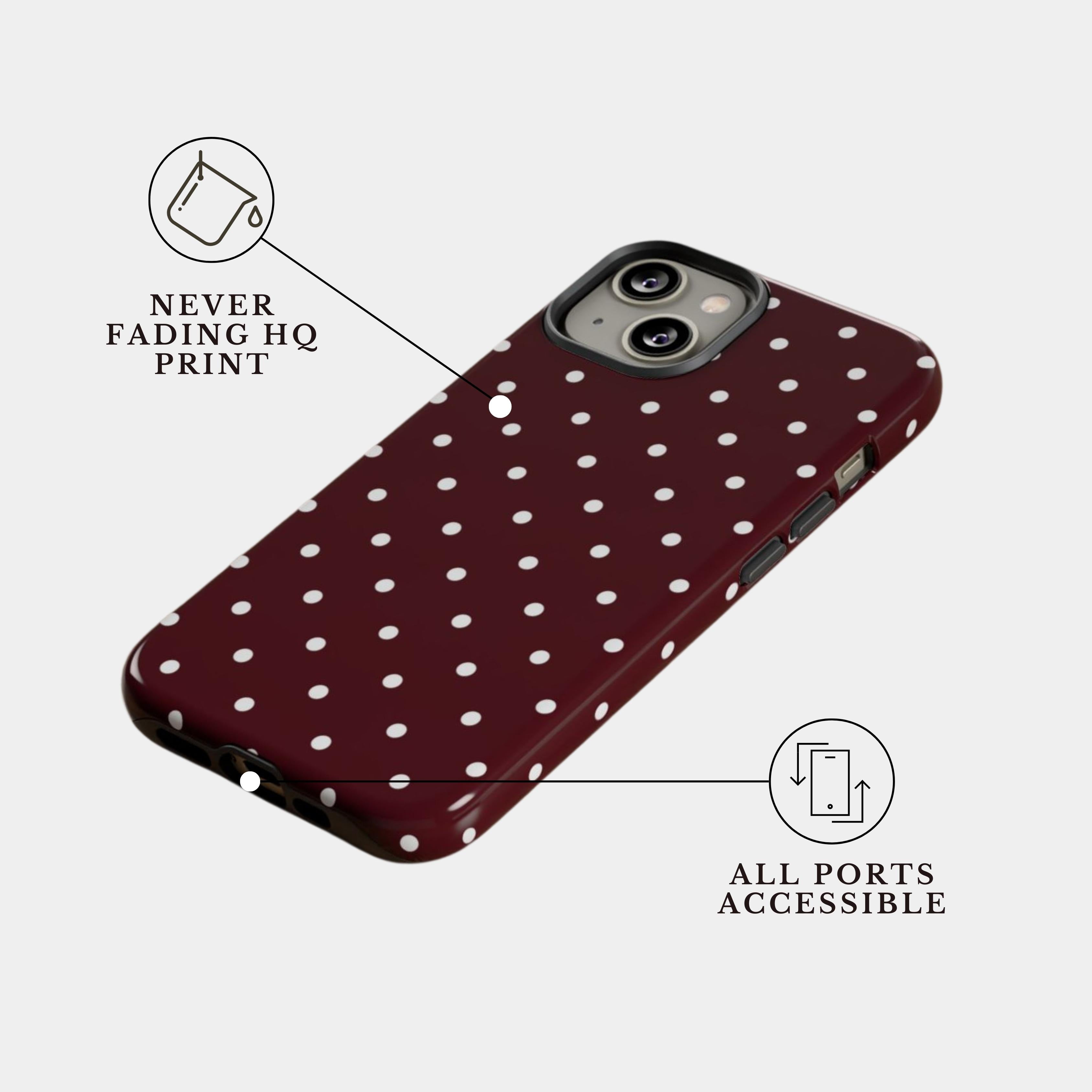The Classic Polka Dot | #1177 Mobile Case by CoverMeUp - Style 9