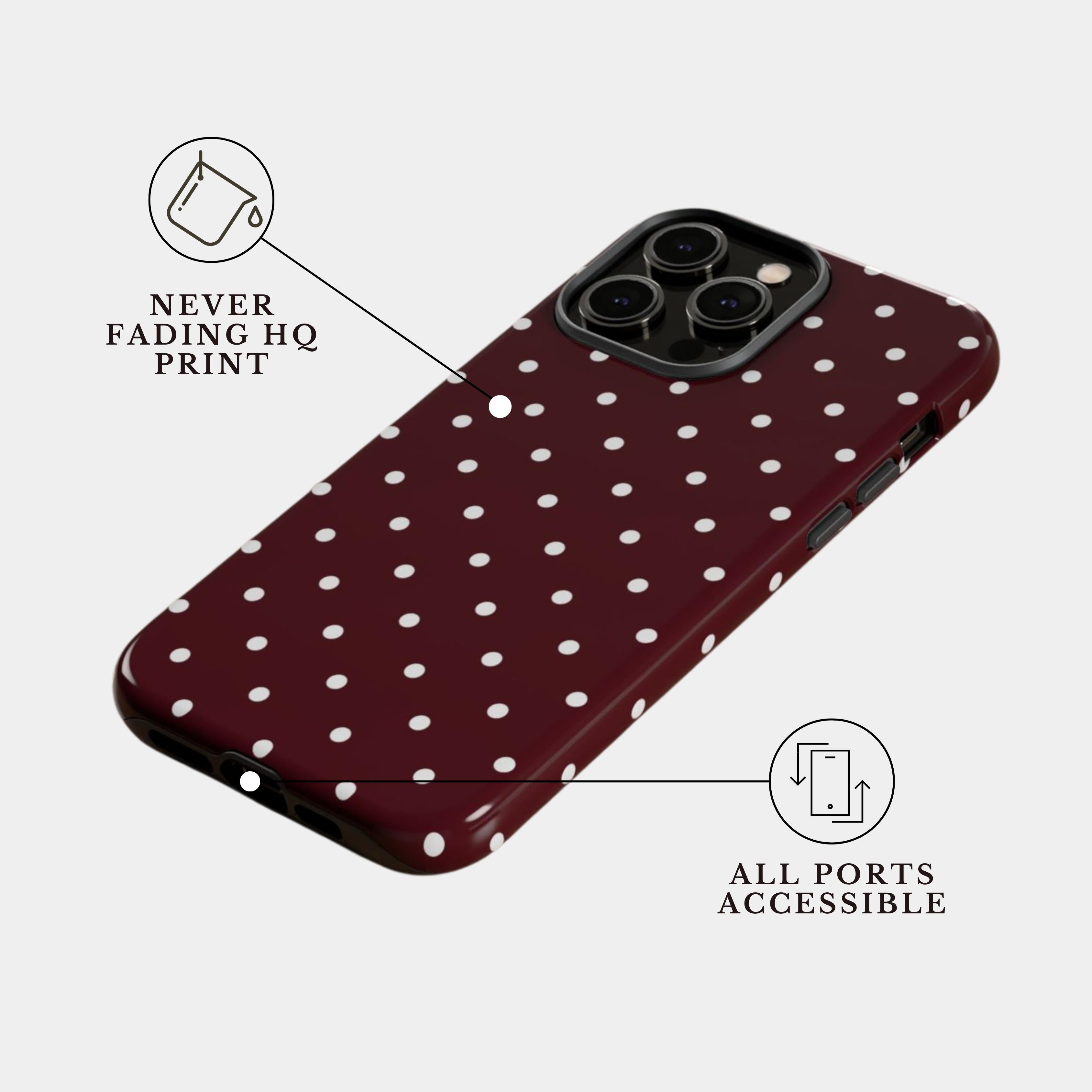 The Classic Polka Dot | #1177 Mobile Case by CoverMeUp - Style 8