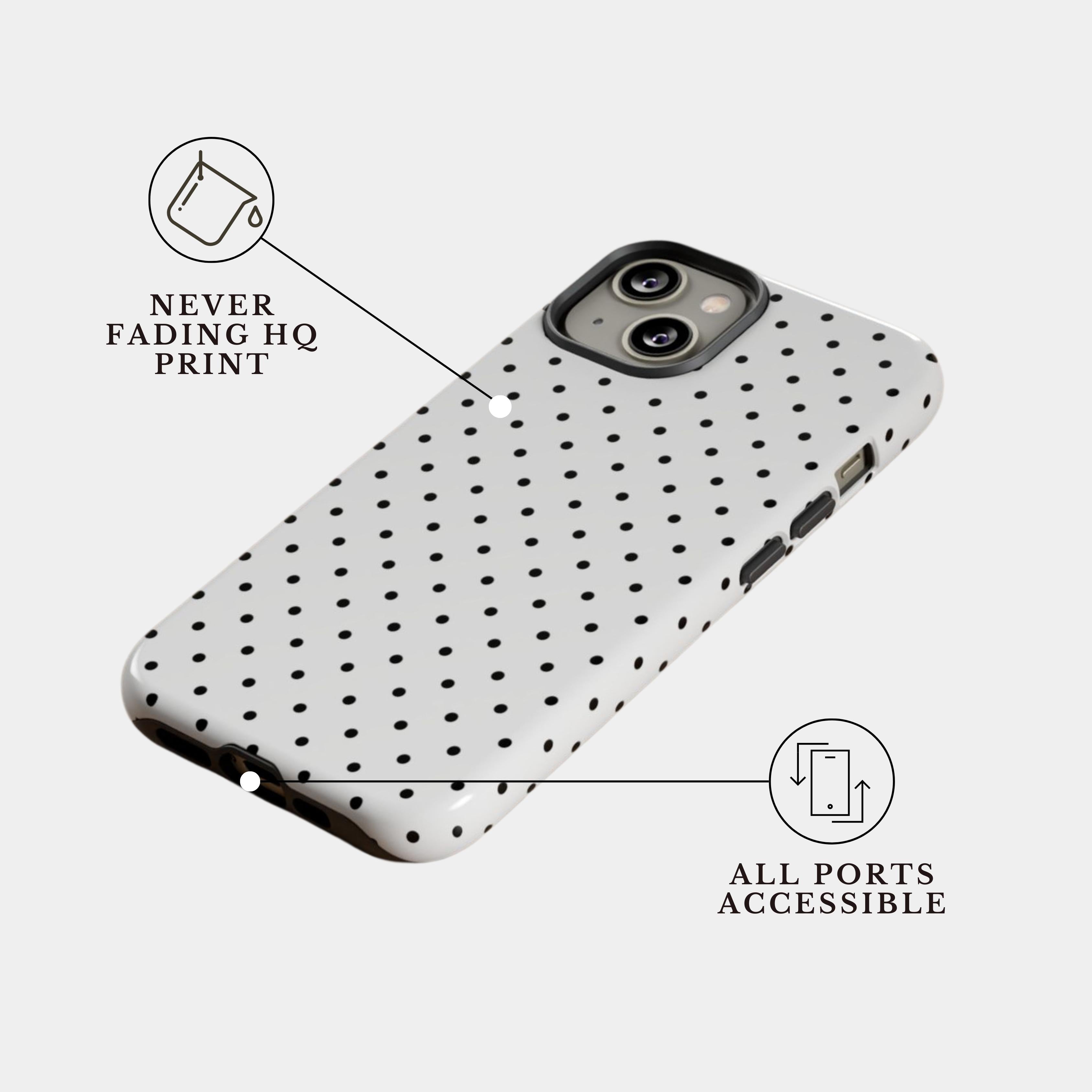 The Parisian Dotline | #1181 Mobile Case by CoverMeUp - Style 9