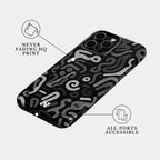 The Monochrome Murmur | #1187 Mobile Case by CoverMeUp - Style 8