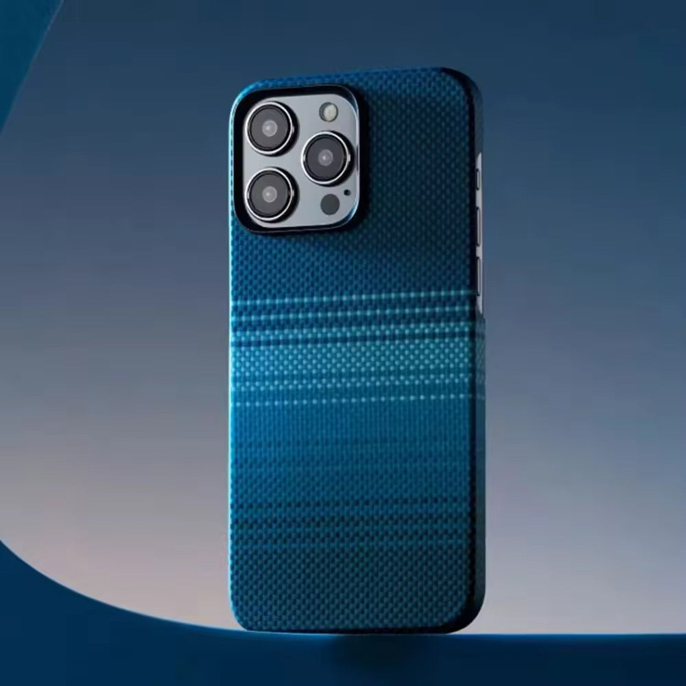 Protective Apple iPhone Back Cover - Carbon Fiber iPhone Case - Style 5