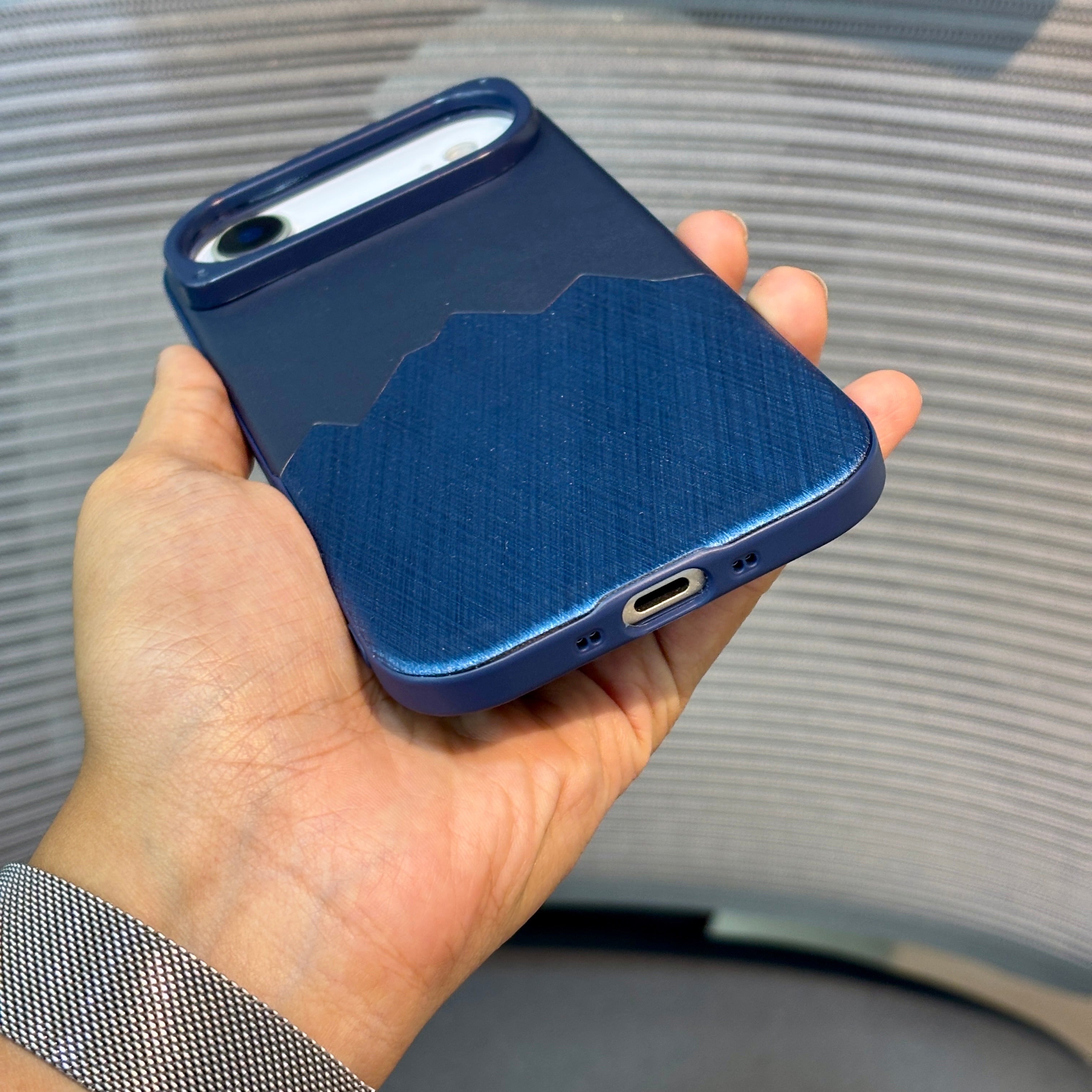 Protective Apple iPhone Back Cover - Foiluxe Leather Gloss iPhone Air Case - Style 4