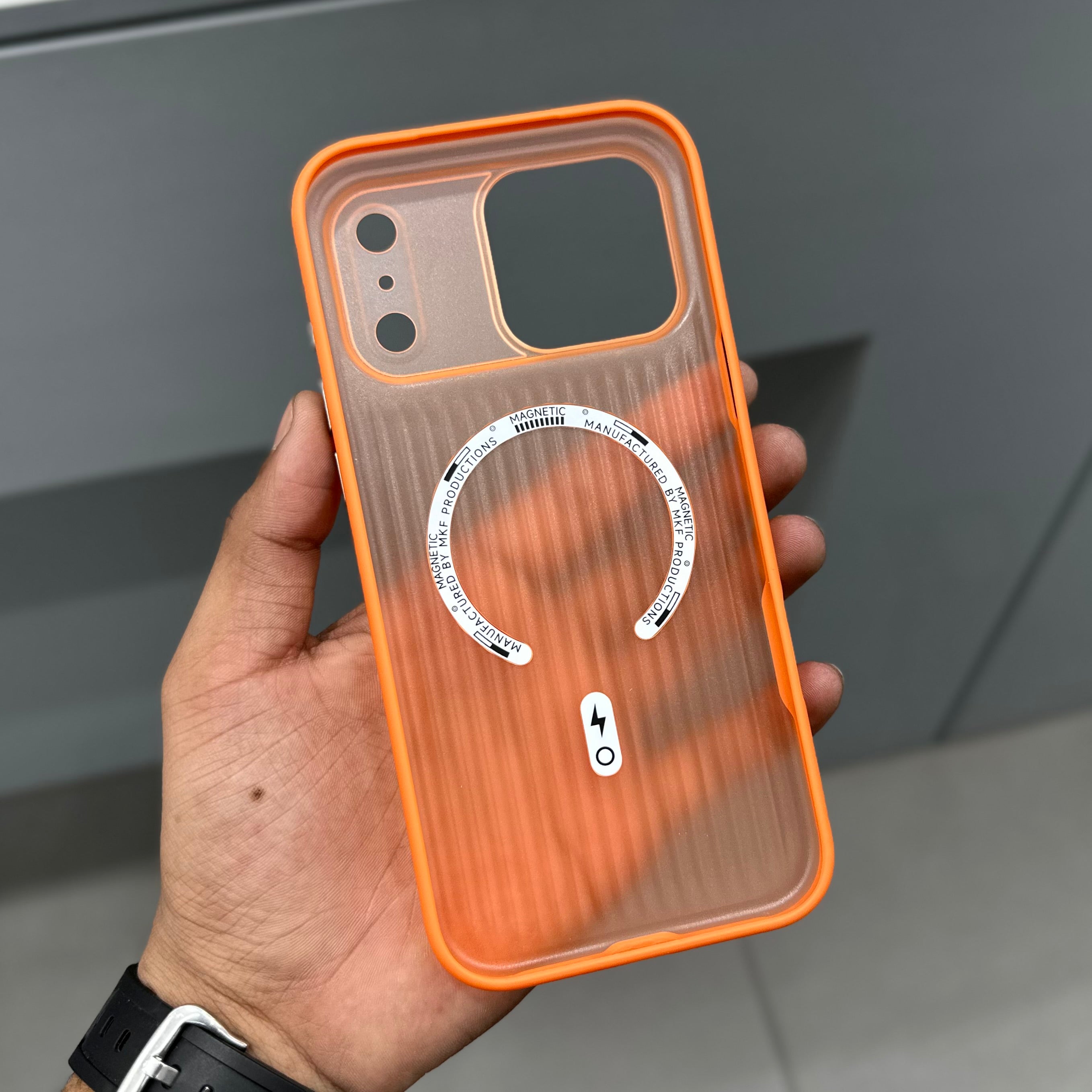DYNAMYK MAAT STRAP CASE - ORANGE ( No. 2783 ) Mobile Case by CoverMeUp - Style 3