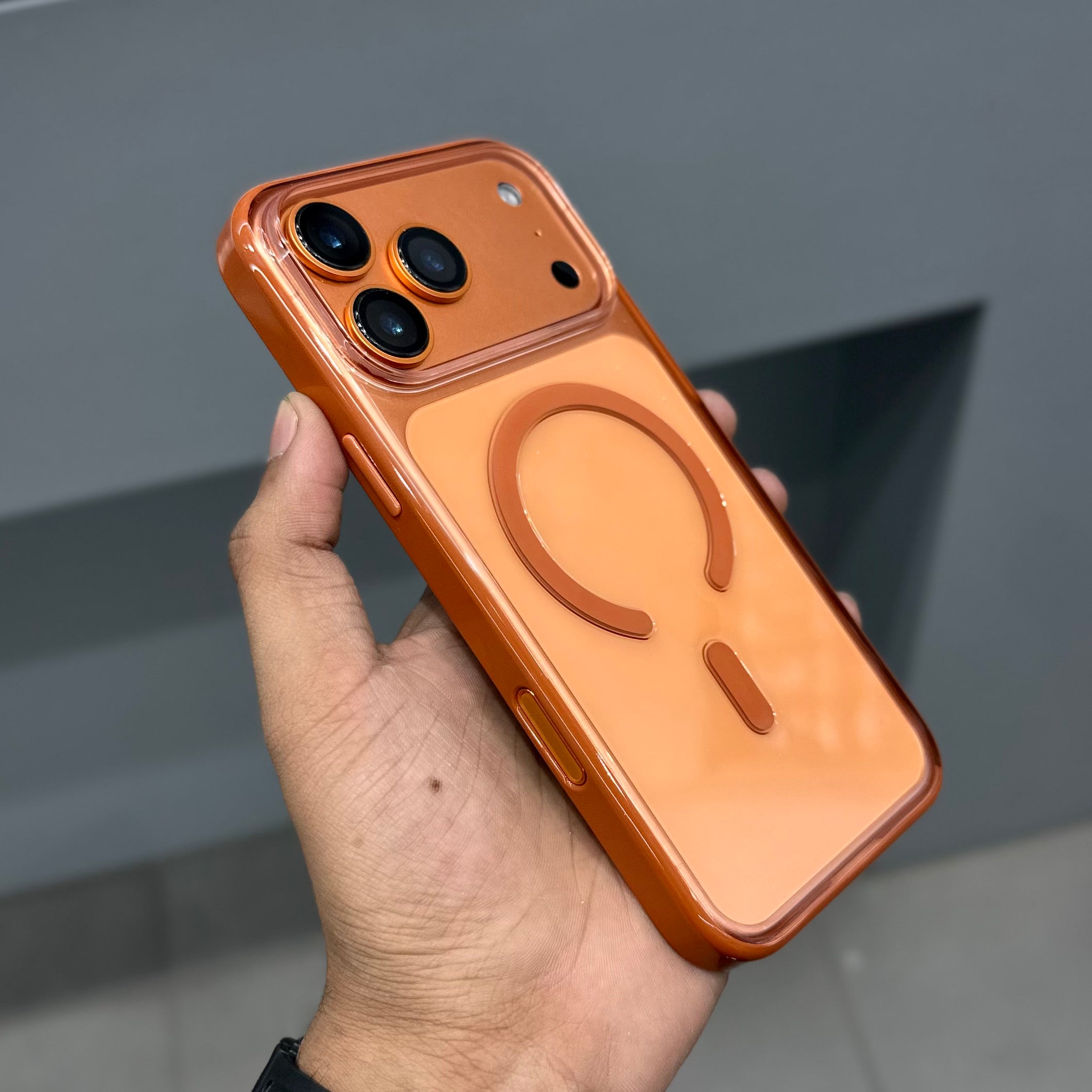 TRANZO AIR WAVE MAGSAFE CASE - ORANGE ( No. 2762 )