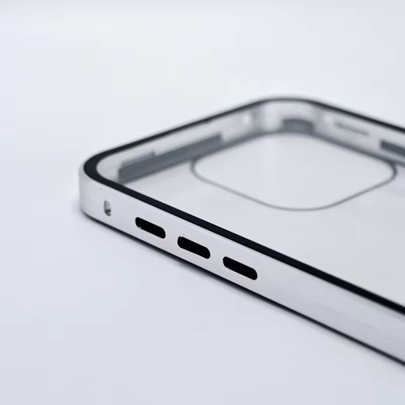 Protective Apple iPhone Back Cover - Magnetic 360 Degree iPhone Case - Style 8