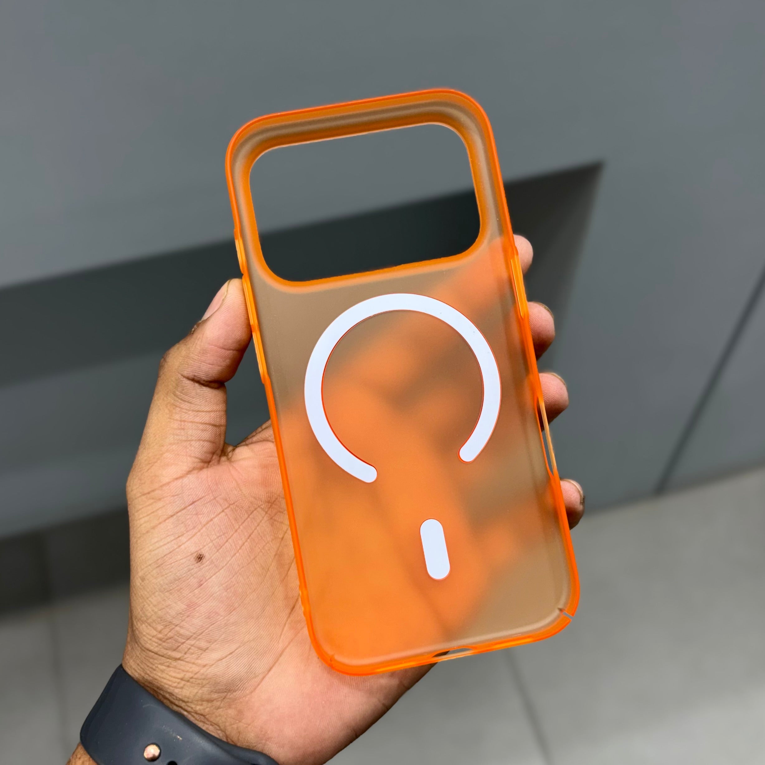 MATTMAG CASE - ORANGE ( No. 2428 ) Mobile Case by CoverMeUp - Style 3