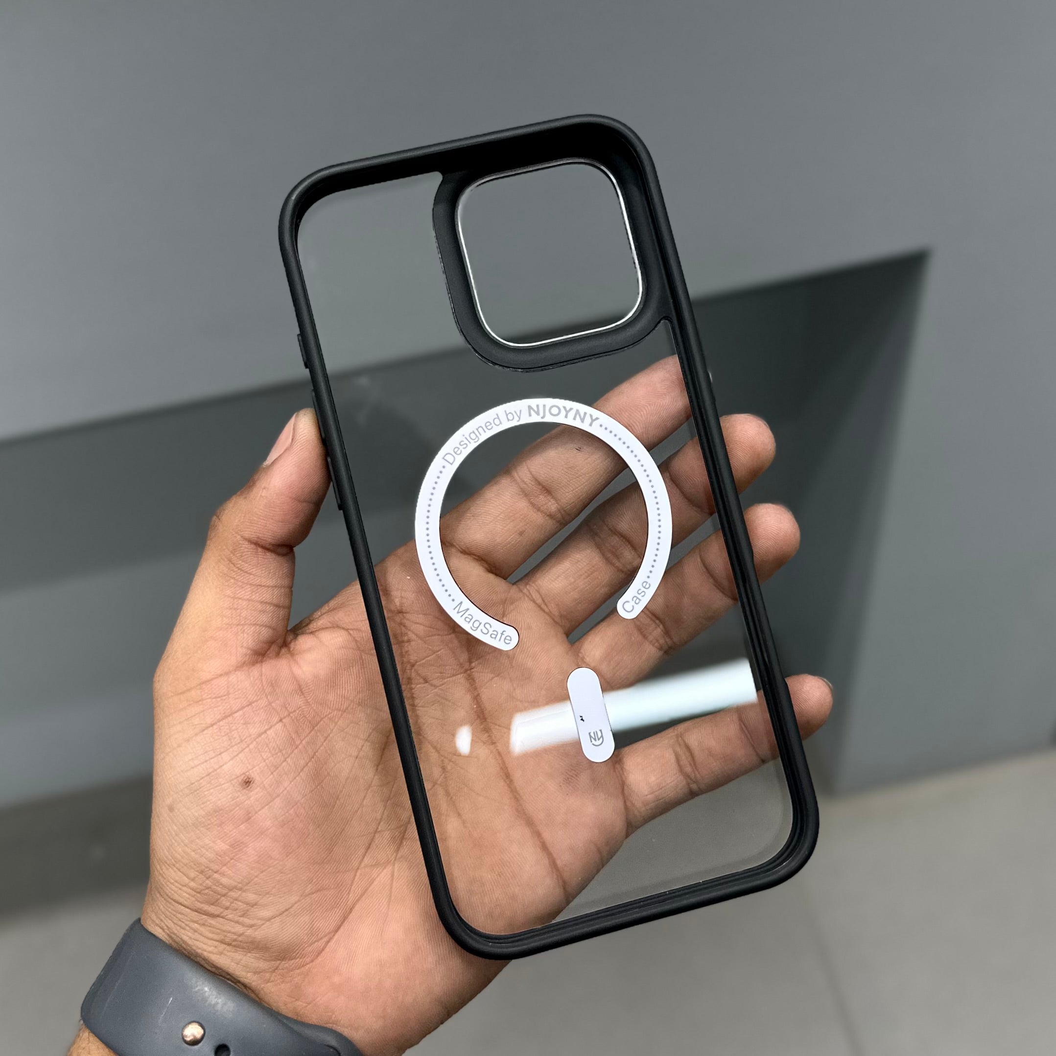 AURA ARMOD CASE - BLACK ( No. 3144 ) Mobile Case by CoverMeUp - Style 4