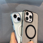 Protective Apple iPhone Back Cover - ClearGuard Metal MagSafe iPhone 16 Pro Max Case - Style 4