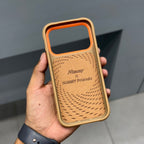Nimmy Premium Embroidered Leather Case - NIMMY POPUP CASE - BROWN ORANGE ( No. 2698 ) - Style 6