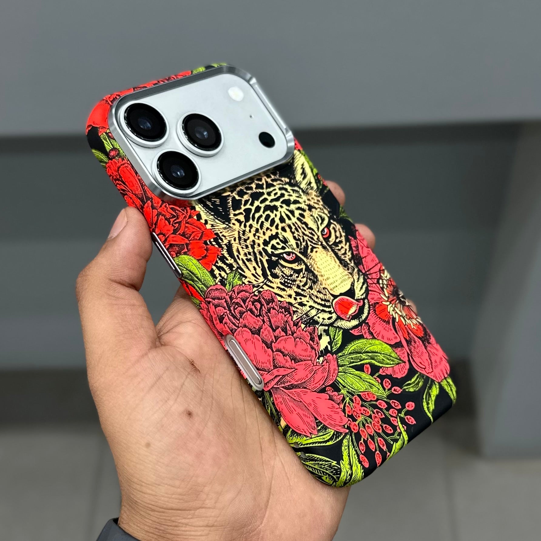 LUXO MAGSAFE CASE - PINK LEOPARD ( No. 3660 )