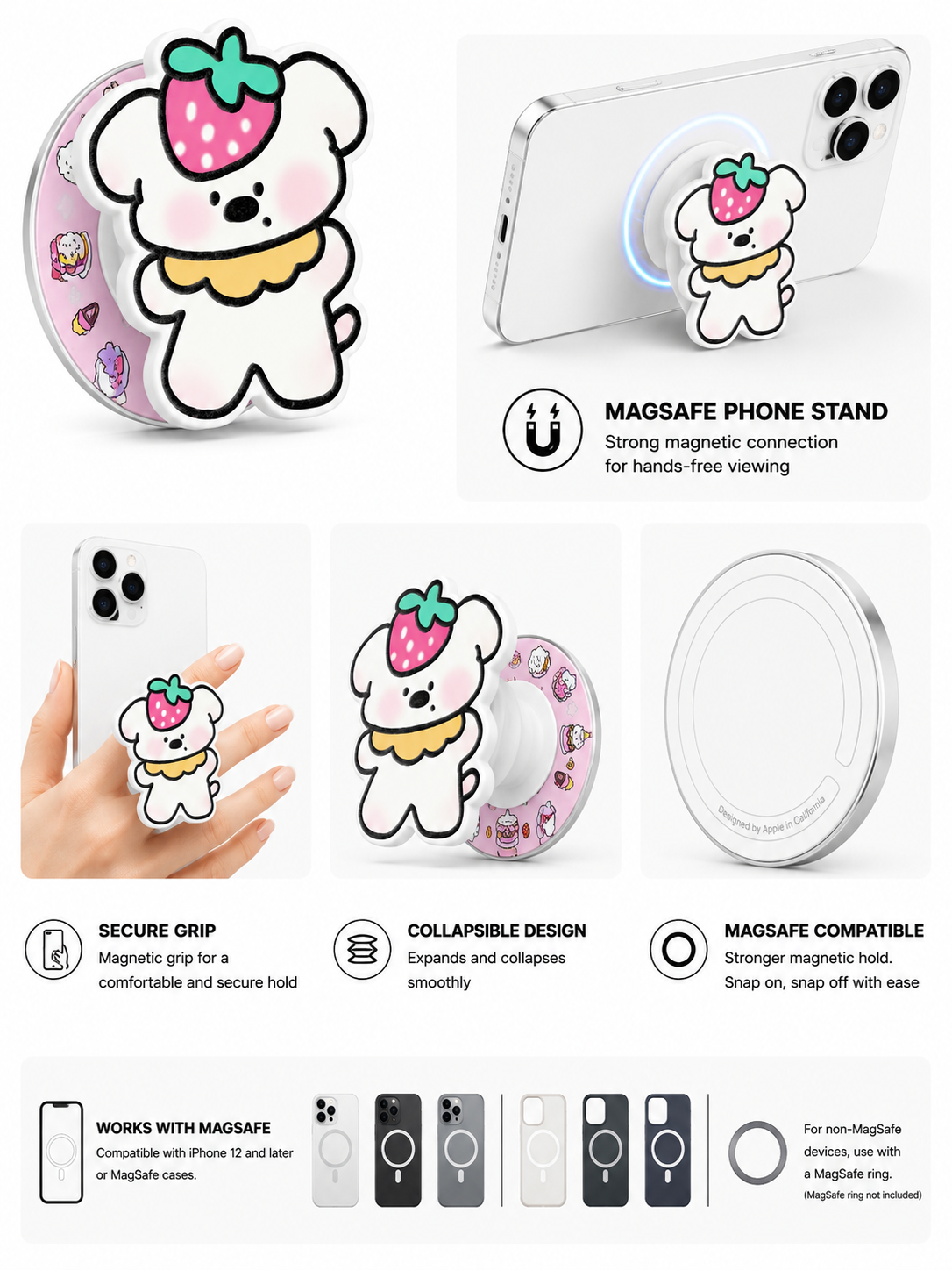MagSafe Designer Pop Socket (Design 24)