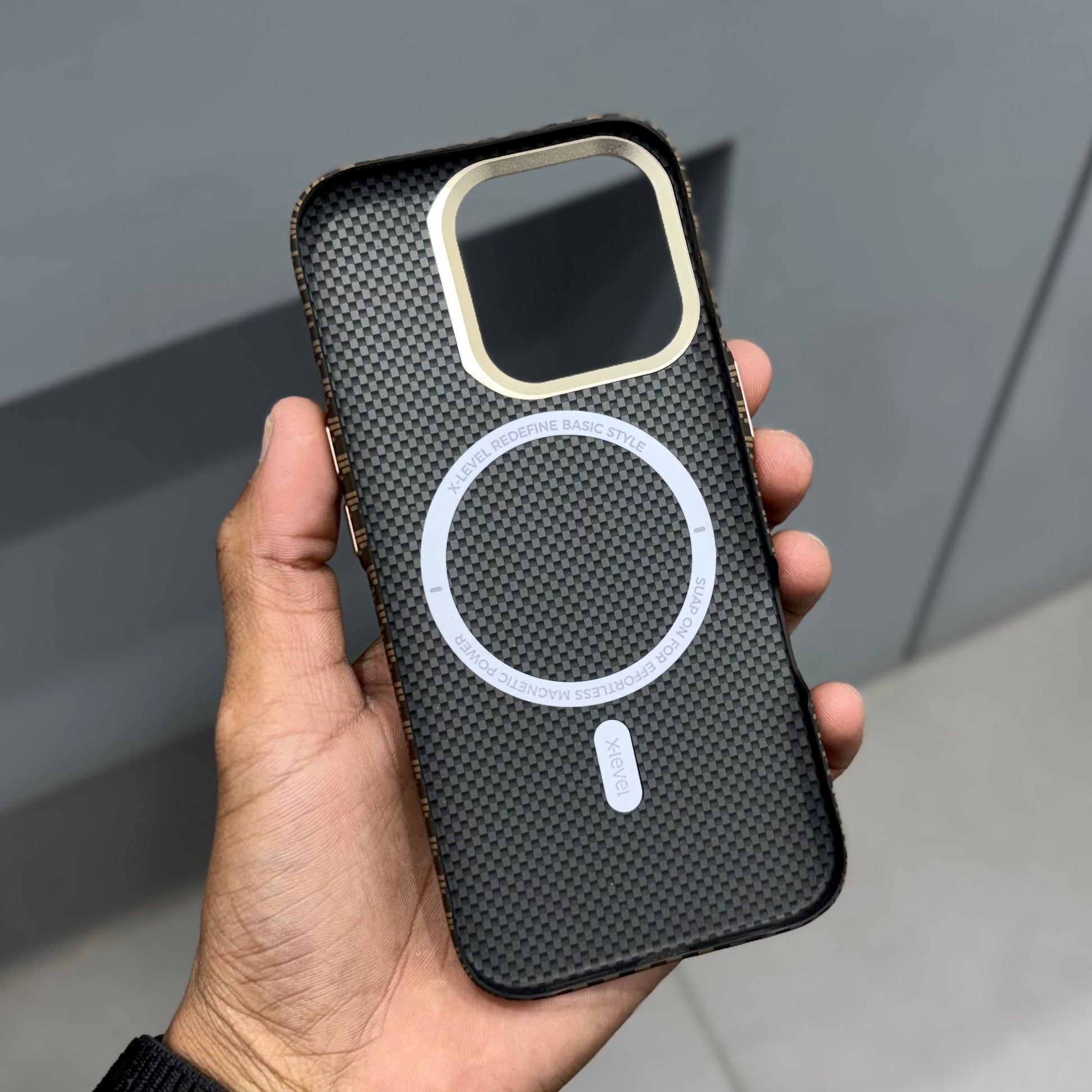 XLEVEL BROWN X MAGSAFE CASE ( No. 3459 )