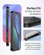 Metallic Bumper Case for iPhone 17/18 Pro & Pro Max - iPhone 17 Pro Max / 18 Pro Max - Black