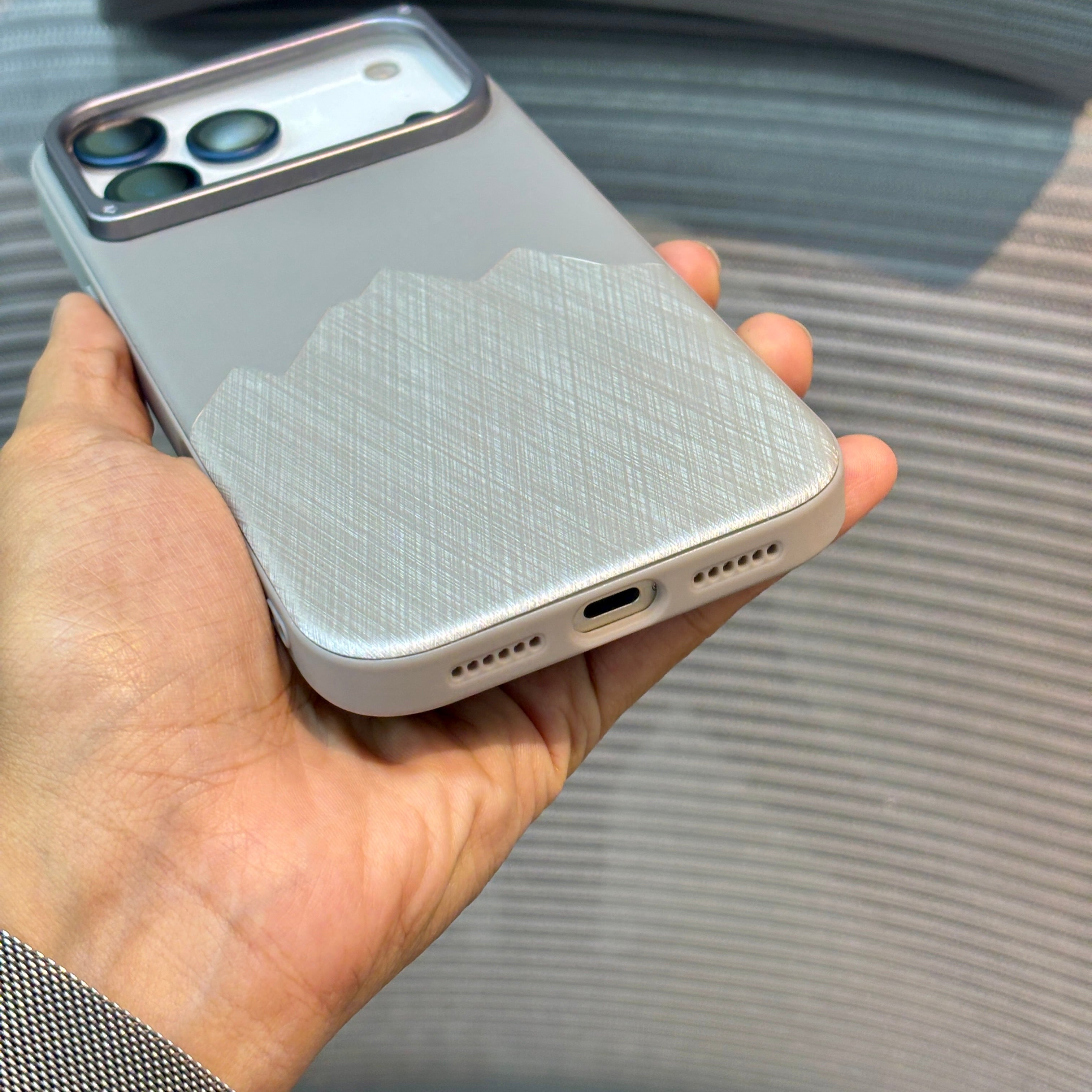 Protective Apple iPhone Back Cover - Foiluxe Leather Gloss iPhone Air Case - Style 6
