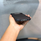 Protective Apple iPhone Back Cover - BlackCarbon MagSafe iPhone Air Case - Style 4