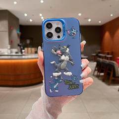 Colorful Printed and 3D Embossed Cartoon Phone Case