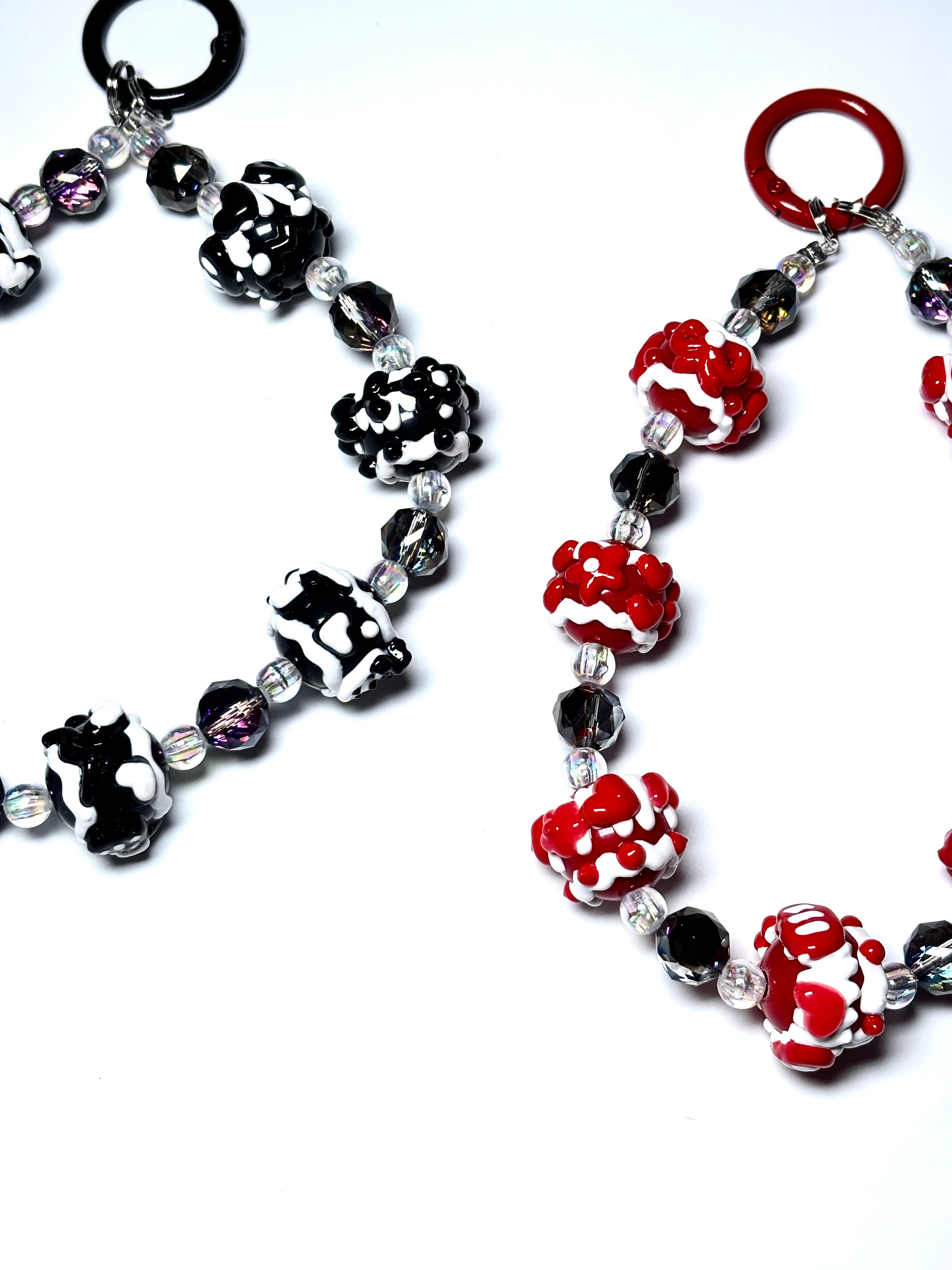 Durable Phone Charm with Beads and Nylon Cord Mobile Case by CoverMeUp - Style 2