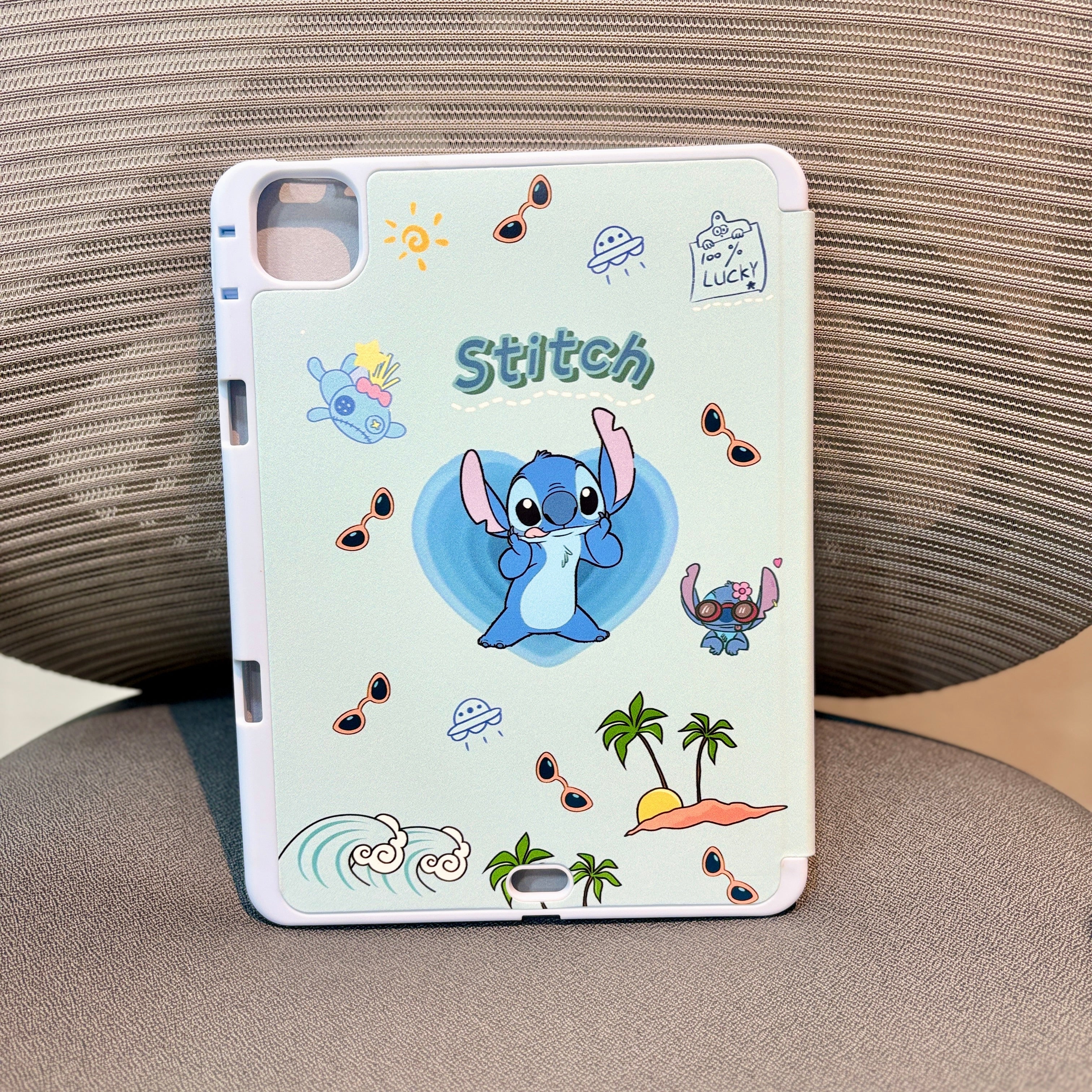 Stitch - 3D Cartoon Printed iPad Case