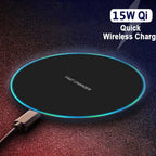 MC ® Sleek Design Qi Fast Wireless Charging Pad Mobile Case by CoverMeUp - Style 12