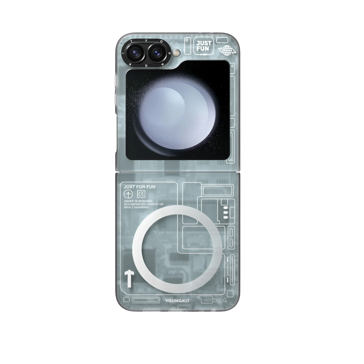Circuit Board Futuristic Case for Samsung Galaxy Z FLIP 6