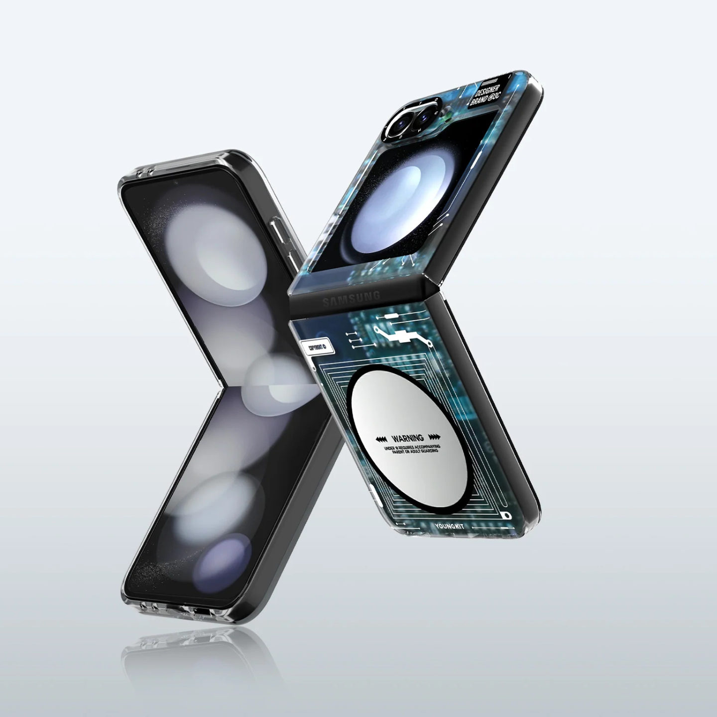 Circuit Board Futuristic Case for Samsung Galaxy Z FLIP 6