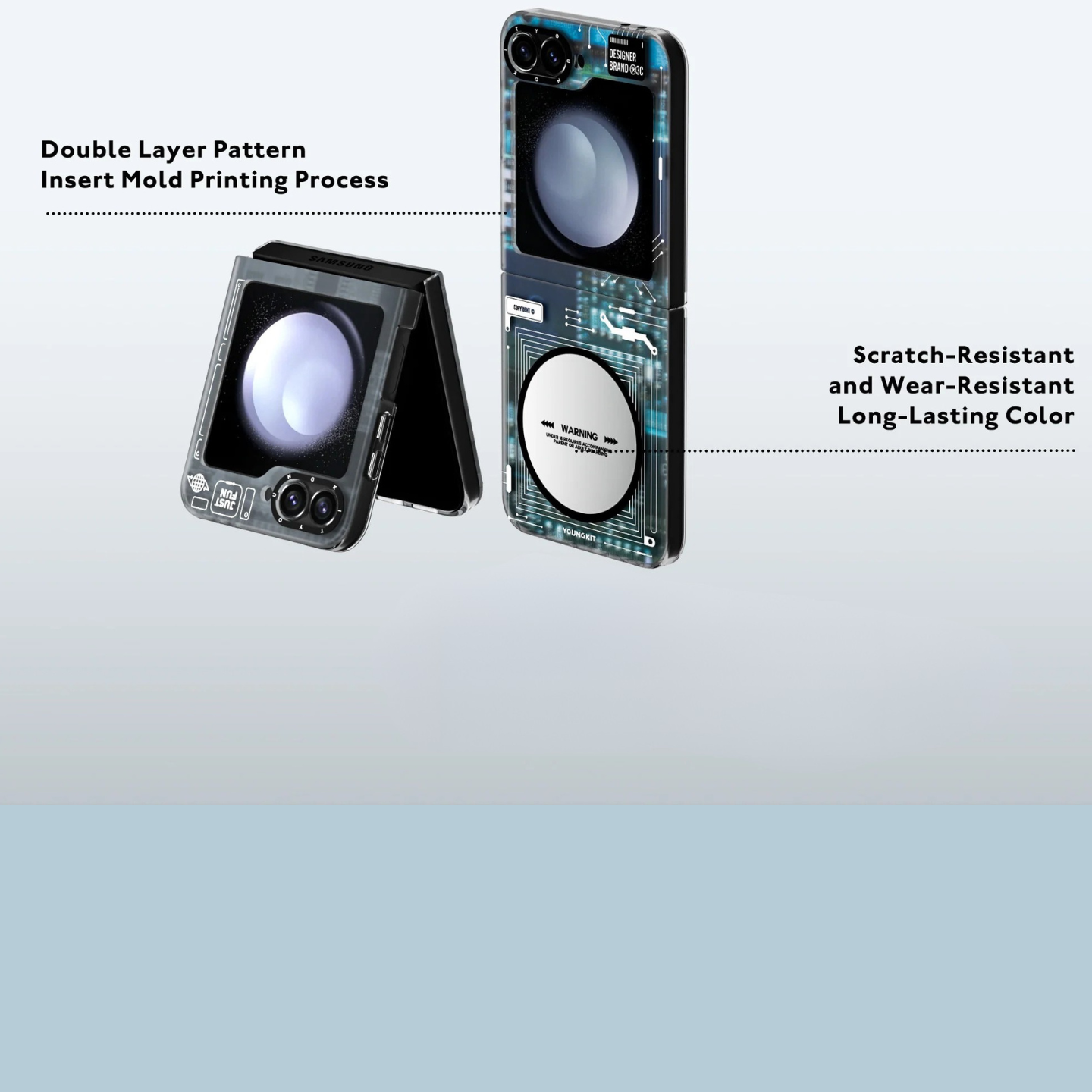Circuit Board Futuristic Case for Samsung Galaxy Z FLIP 6