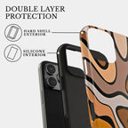 The Caramel Pulse | #1101 Mobile Case by CoverMeUp - Style 2