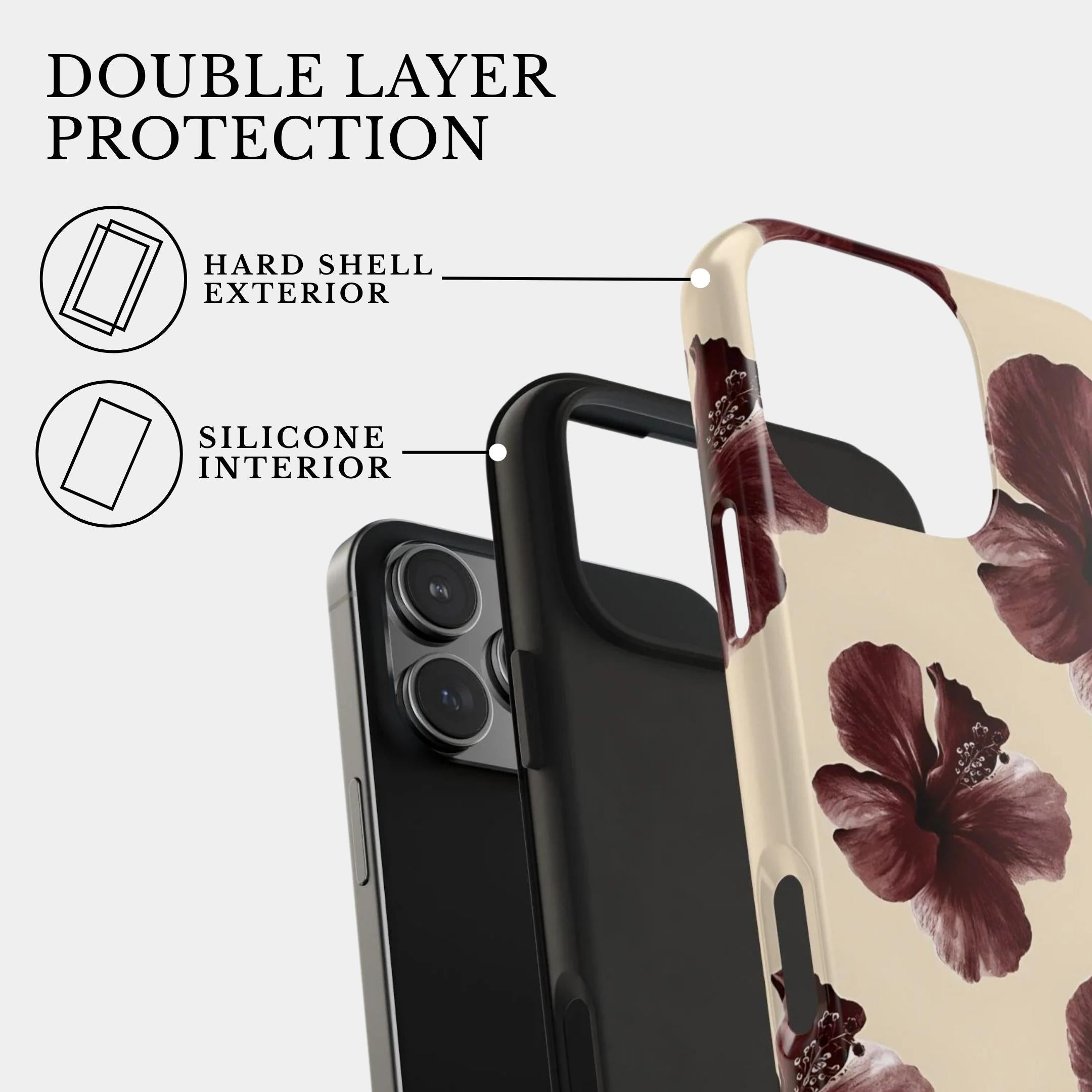 The Velvet Hibiscus  | #1166 Mobile Case by CoverMeUp - Style 2