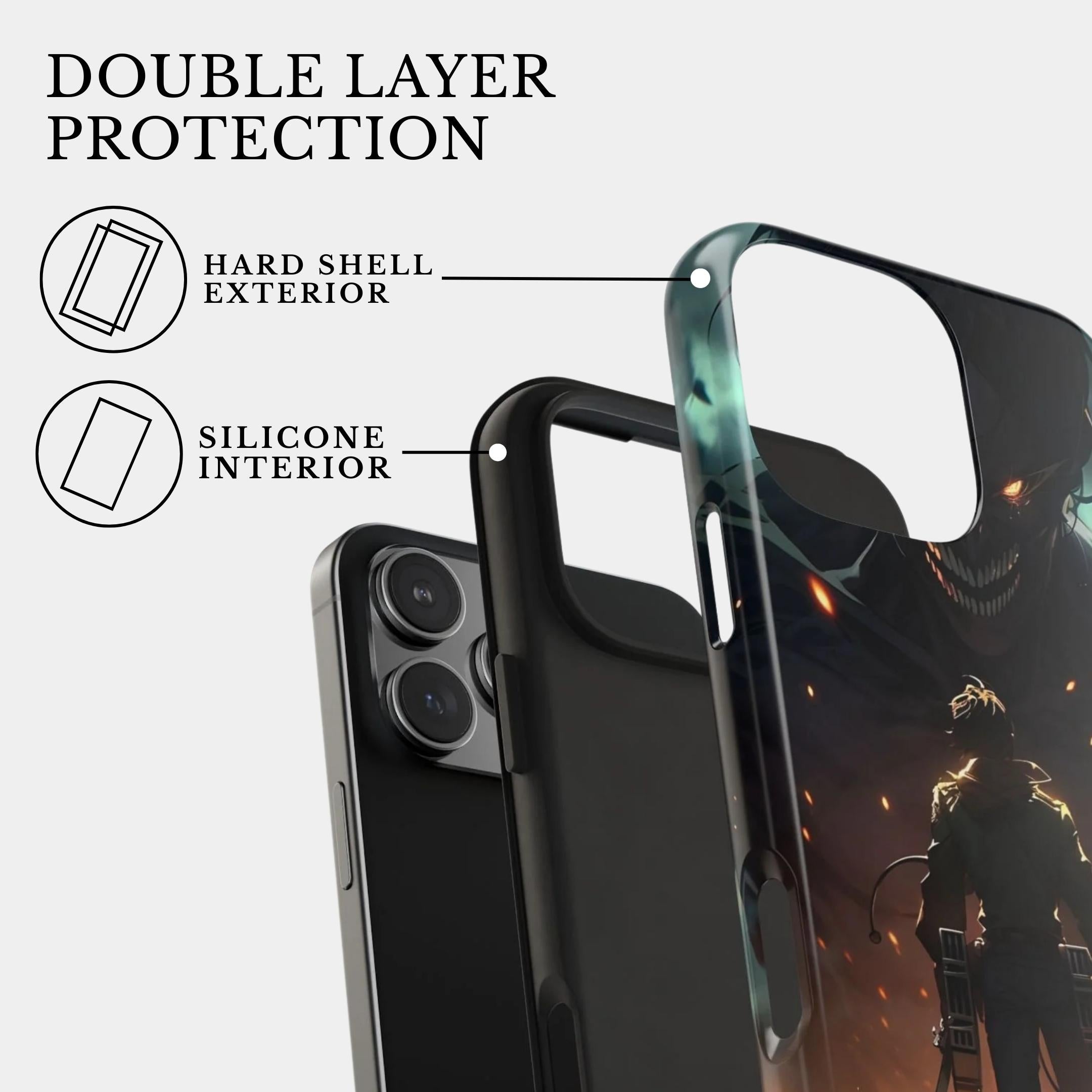 The Eren Godflame | #1003 Mobile Case by CoverMeUp - Style 2